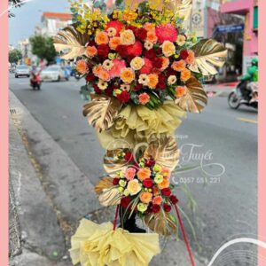 Đặt online Kệ Khai Trương Phú quý như ý Kệ Hoa KH0006